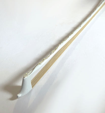 Rozanna's Glow Bow Multi Color White Carbon Fiber Violin Bow